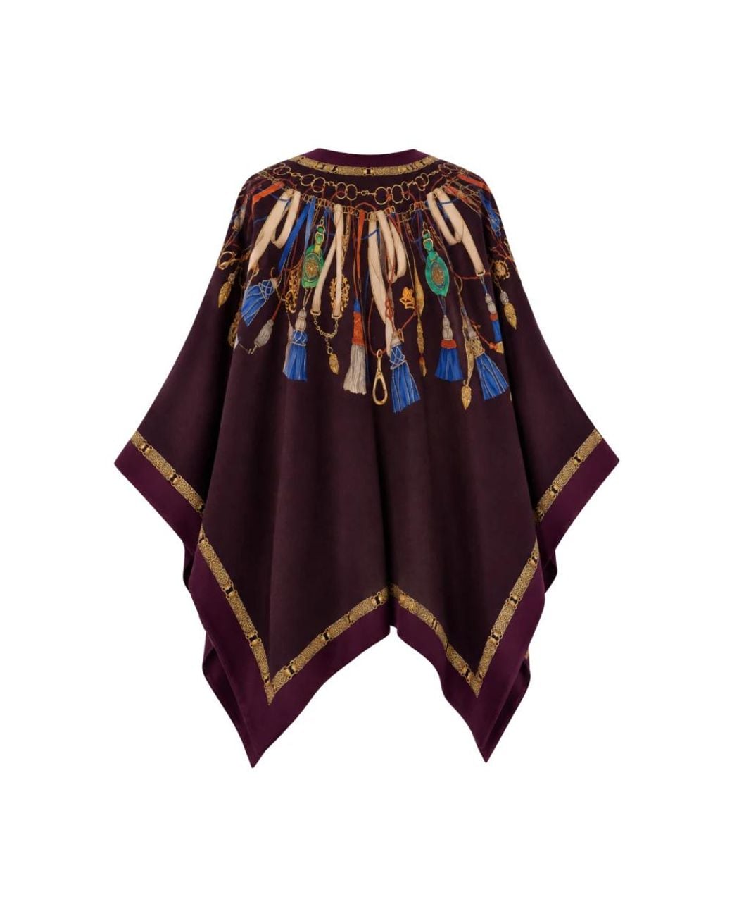 Etro Purple Ponchos
