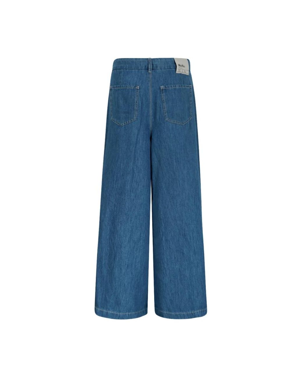 Max Mara Blue Wide Jeans