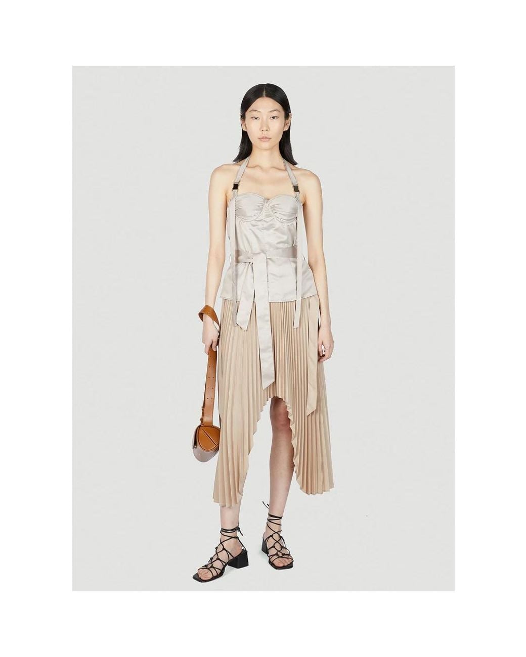 ROKH Natural Sleeveless Tops
