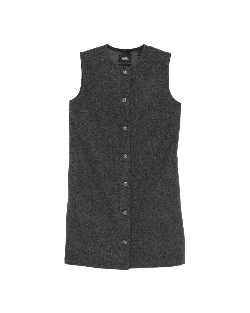 A.P.C. Gray Knopfkleid