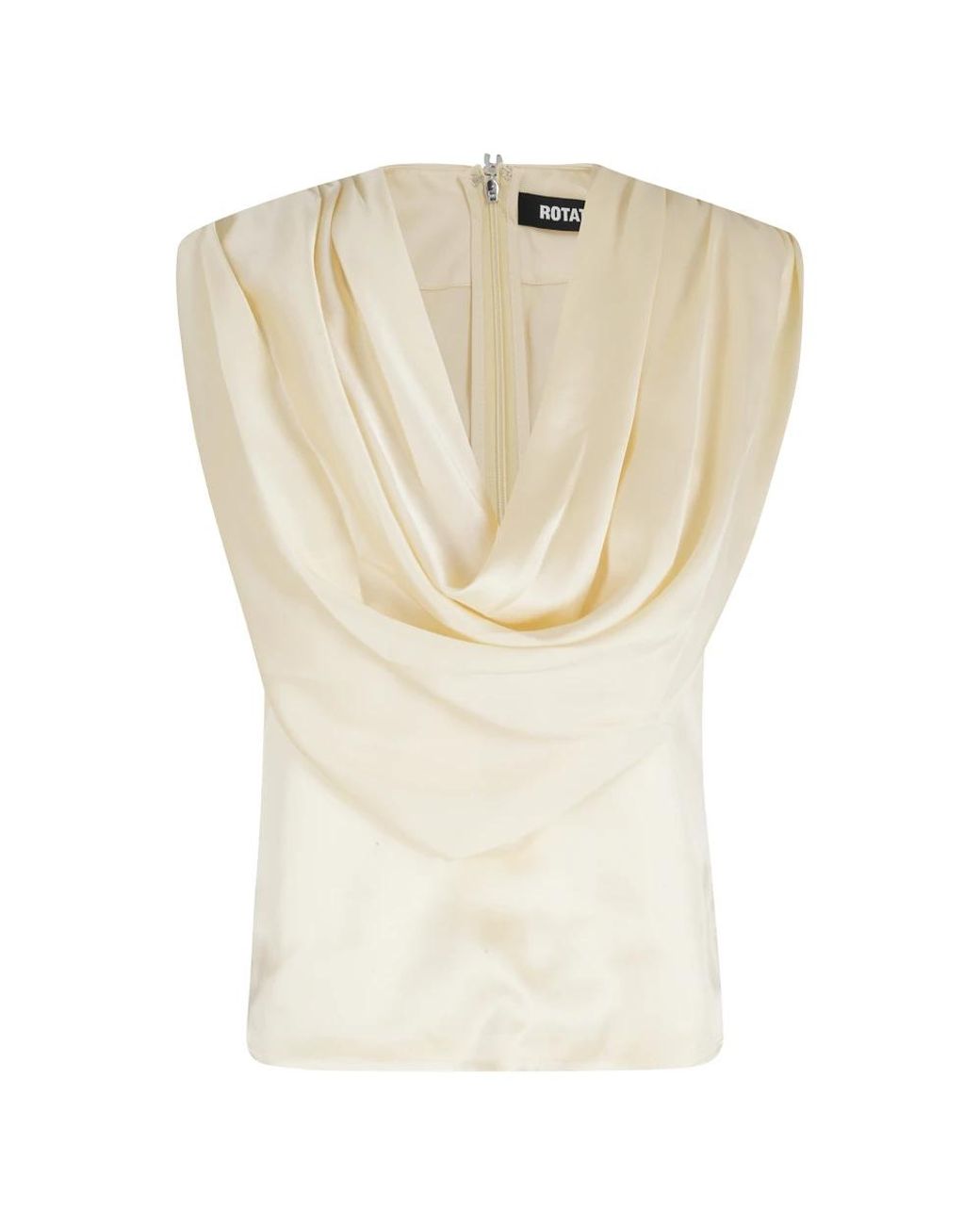ROTATE BIRGER CHRISTENSEN Natural Sleeveless Tops
