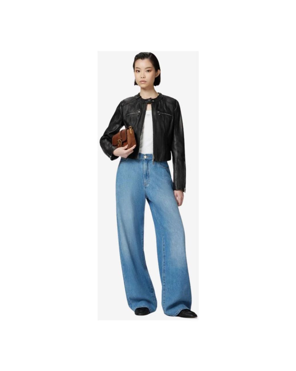 Pinko Blue Wide Jeans