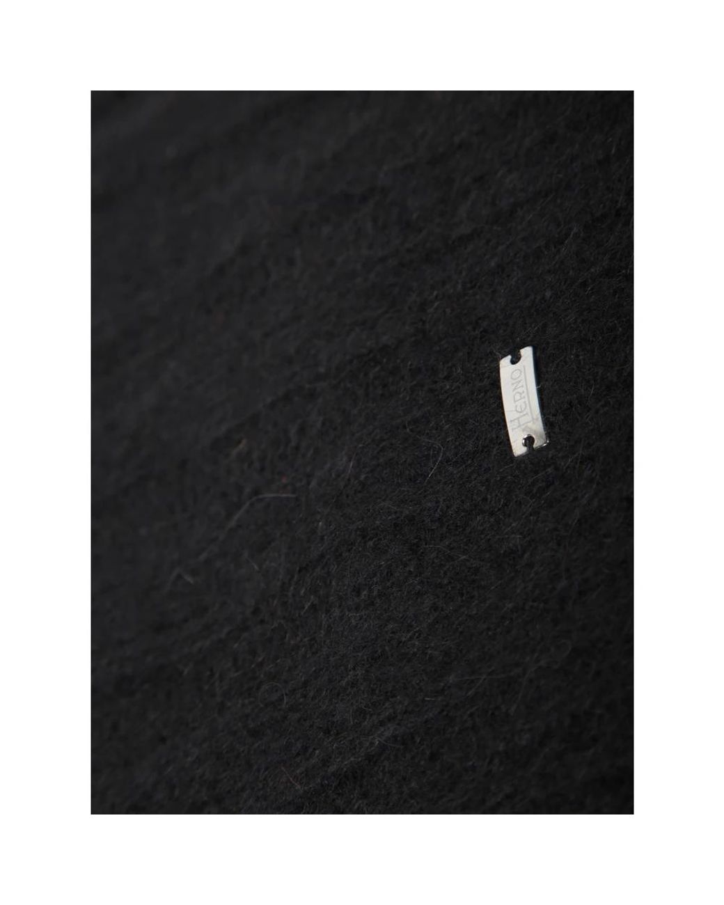 Herno Black Winter Scarves
