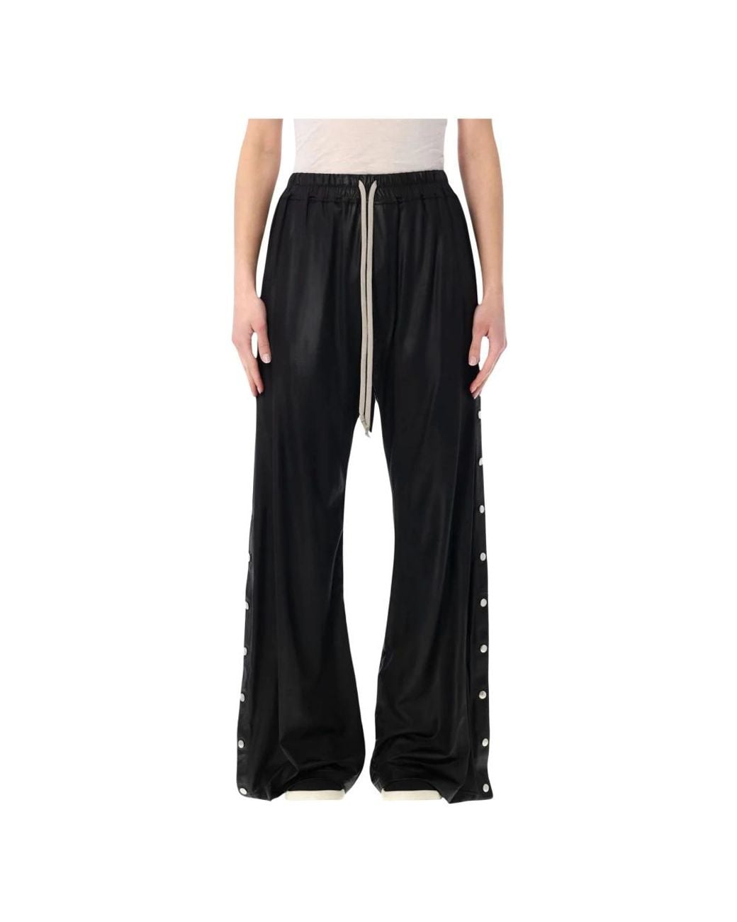 Rick Owens Black Wide Trousers
