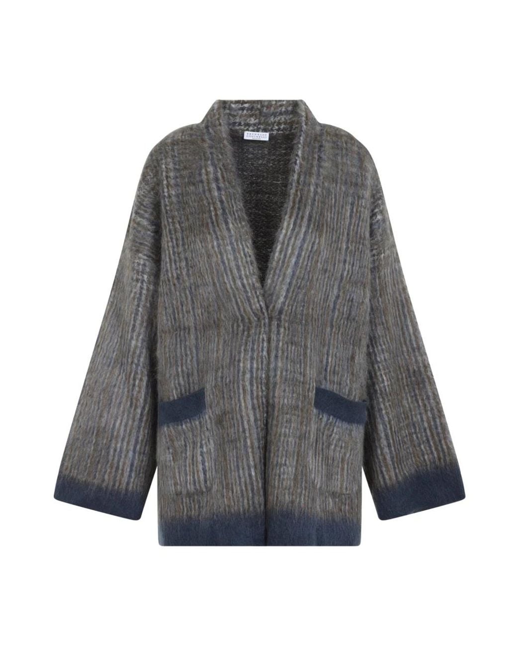 Cardigans Brunello Cucinelli en coloris Gray