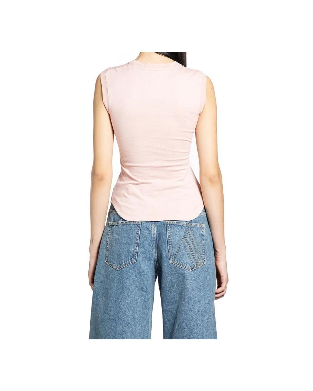 The Attico Blue Sleeveless Tops