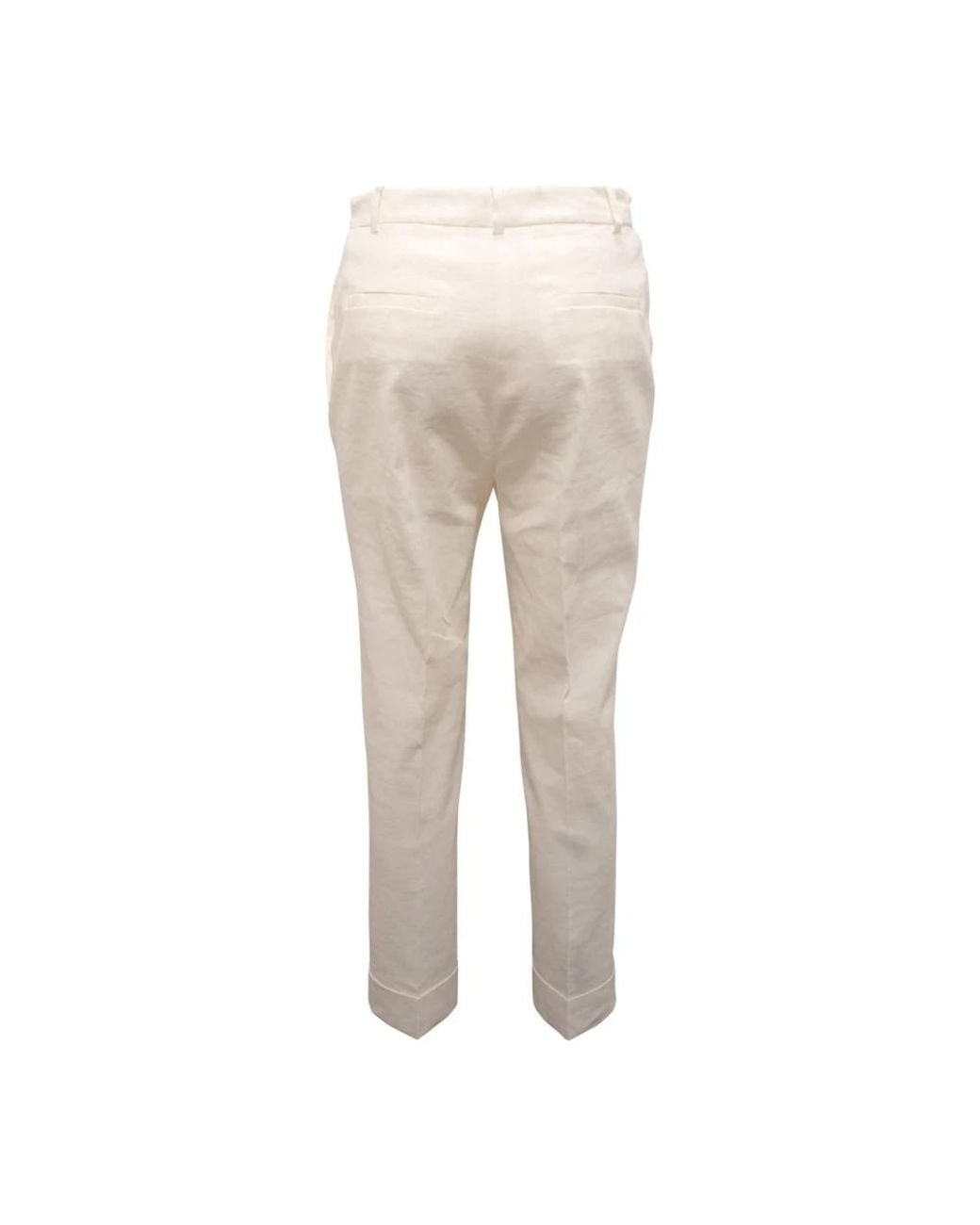 Pinko Natural Slim-Fit Trousers