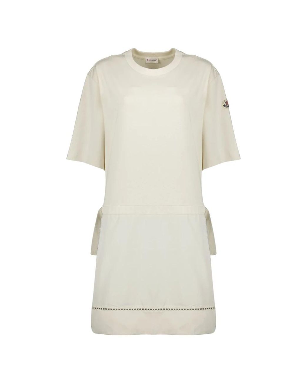 Moncler Natural Short Dresses