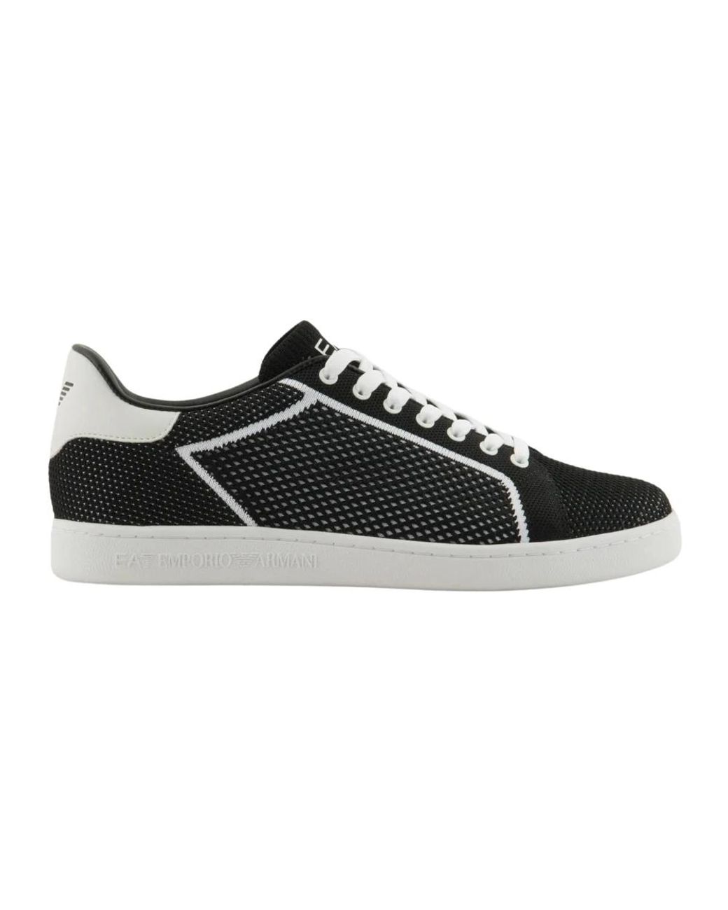 EA7 Black Sneakers for men