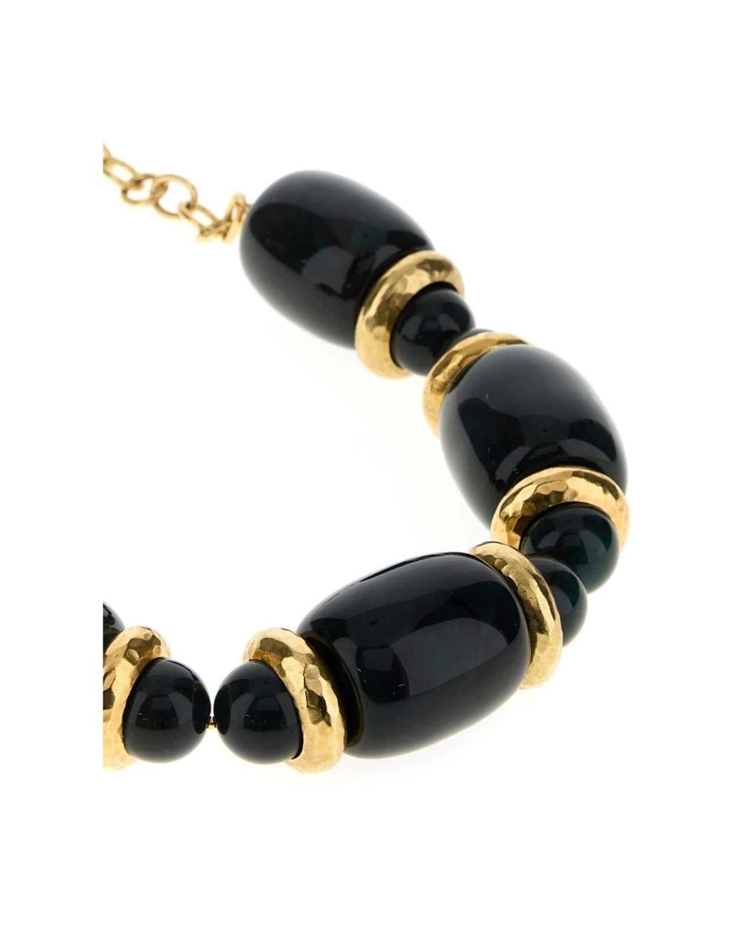 Saint Laurent Black Necklaces