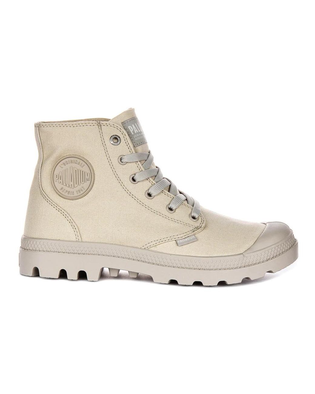Palladium Natural Lace-Up Boots for men