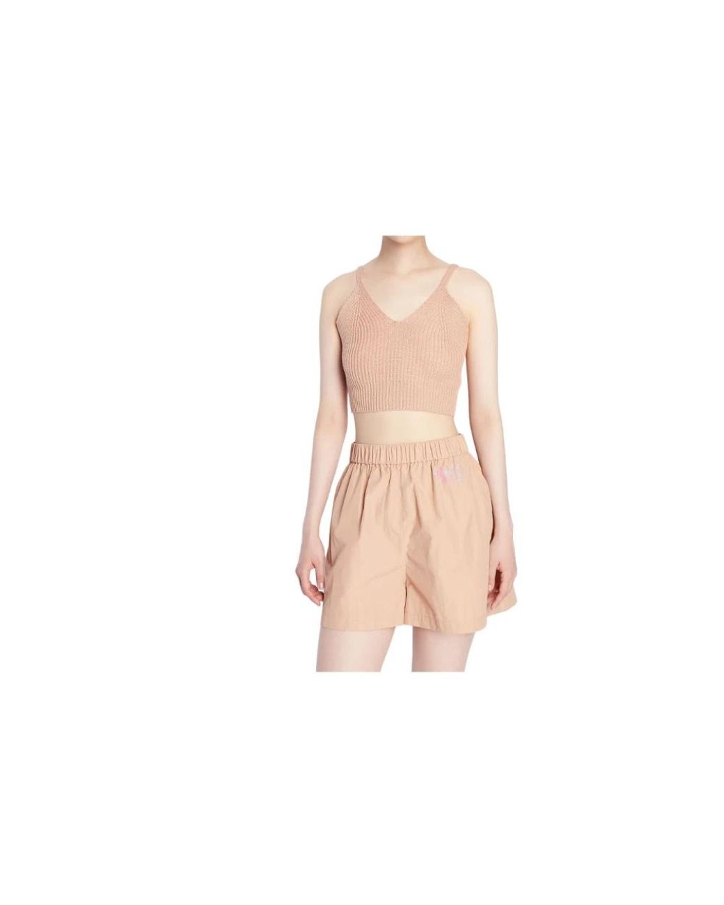 ARMANI EXCHANGE Natural Sleeveless Tops