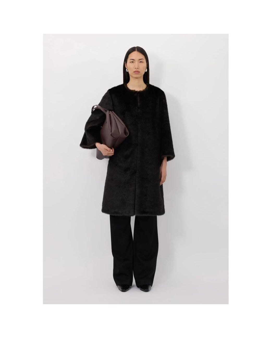 Loulou de Saison Black Faux Fur & Shearling Jackets
