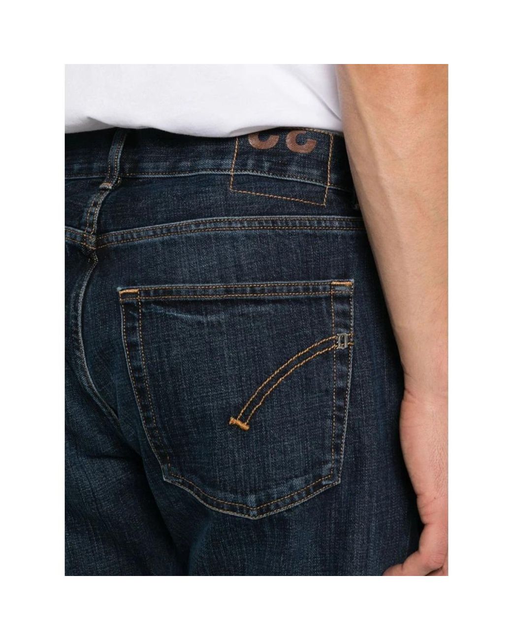 Dondup Blue Slim Fit Jeans for men