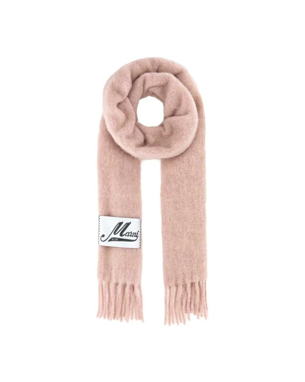 Marni Pink Winter Scarves for men