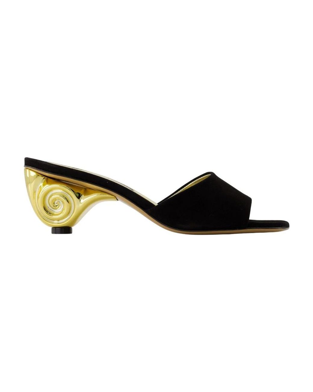 CAREL PARIS Black Heeled Mules