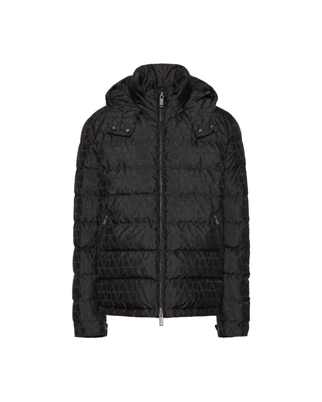 Valentino Garavani Black Winter Jackets for men