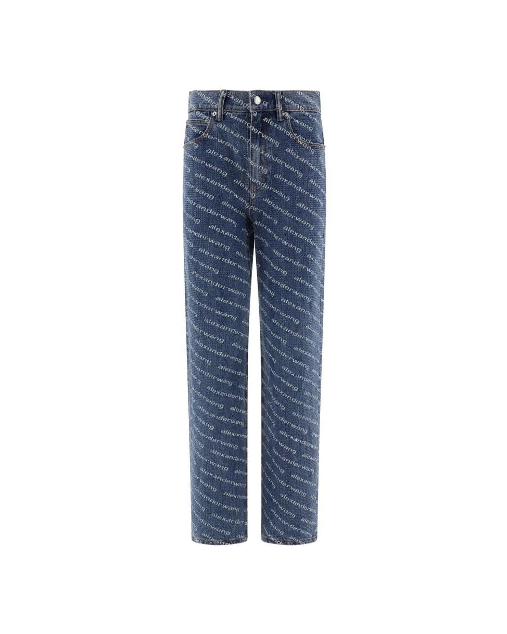 Straight Jeans Alexander Wang de color Blue