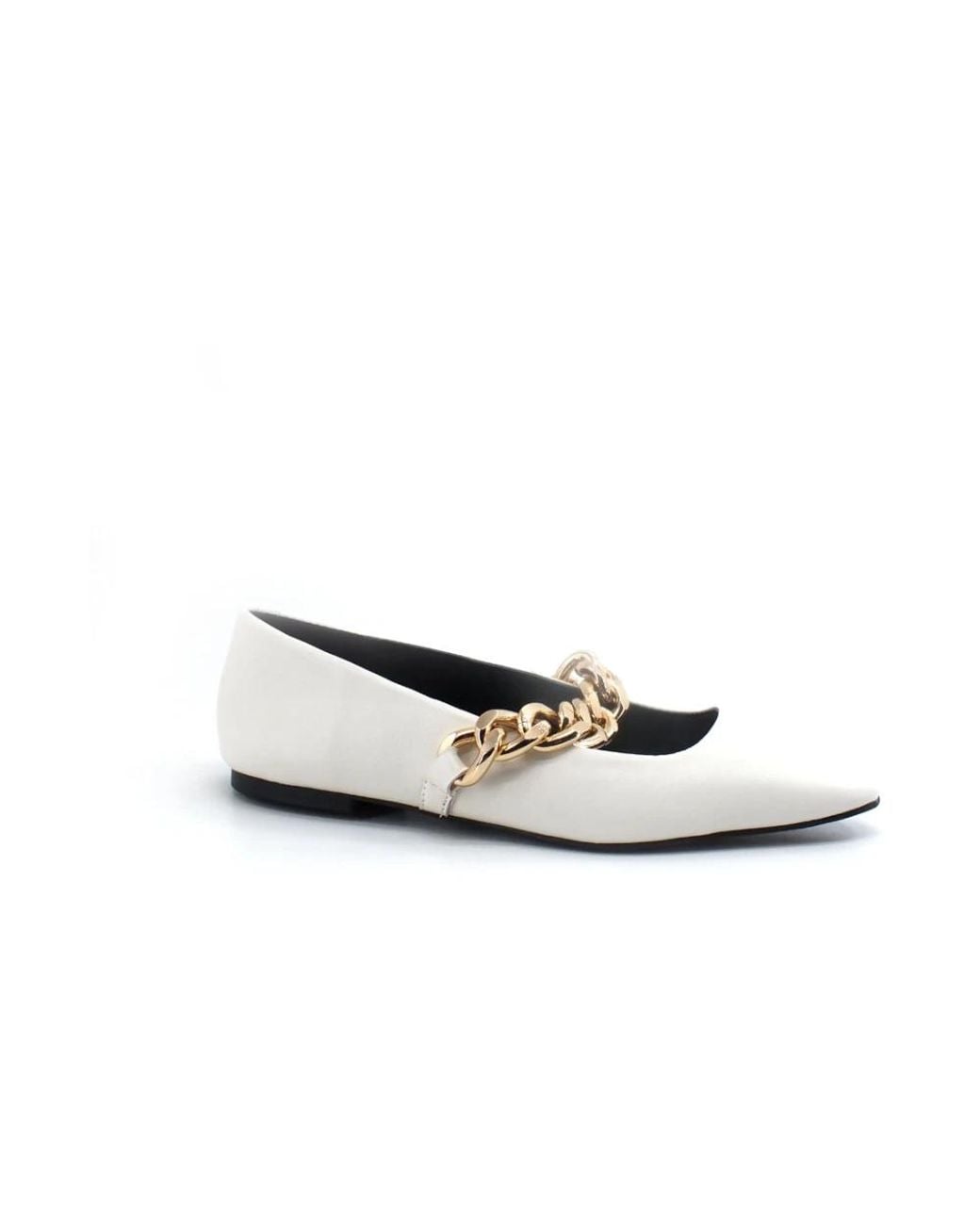 Steve Madden White Ballerina Shoes