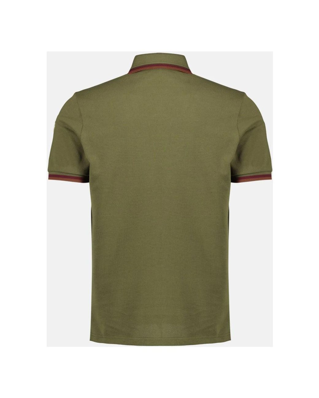 Moncler Green Polo Shirts for men