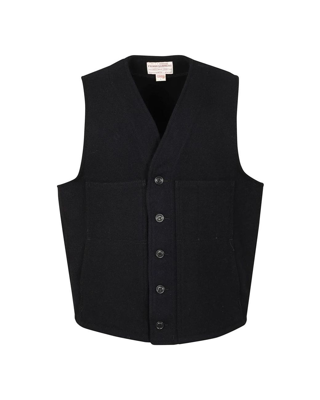 Filson Black Waistcoats for men