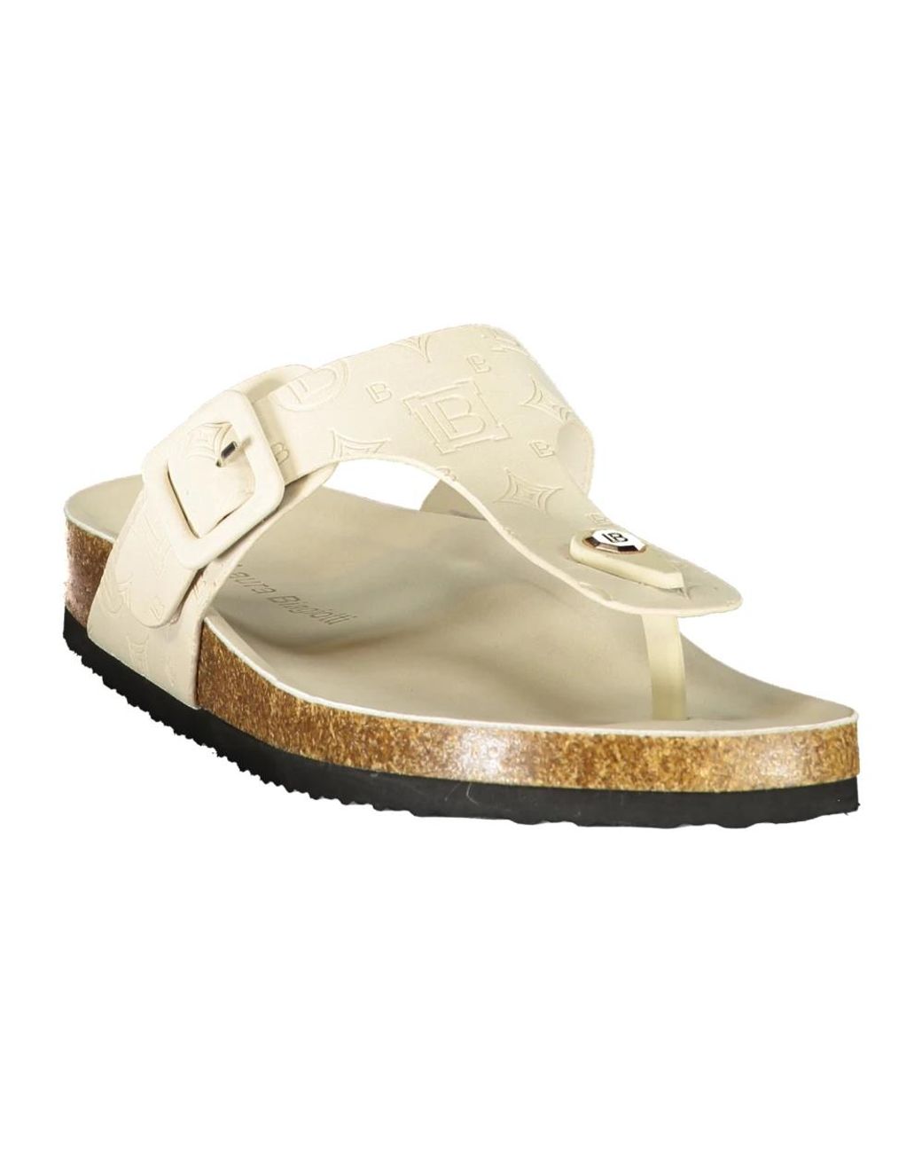 Laura Biagiotti White Flip Flops