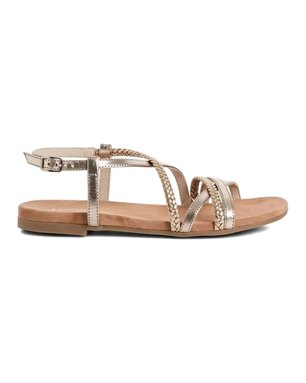 Tamaris Pink Flat Sandals