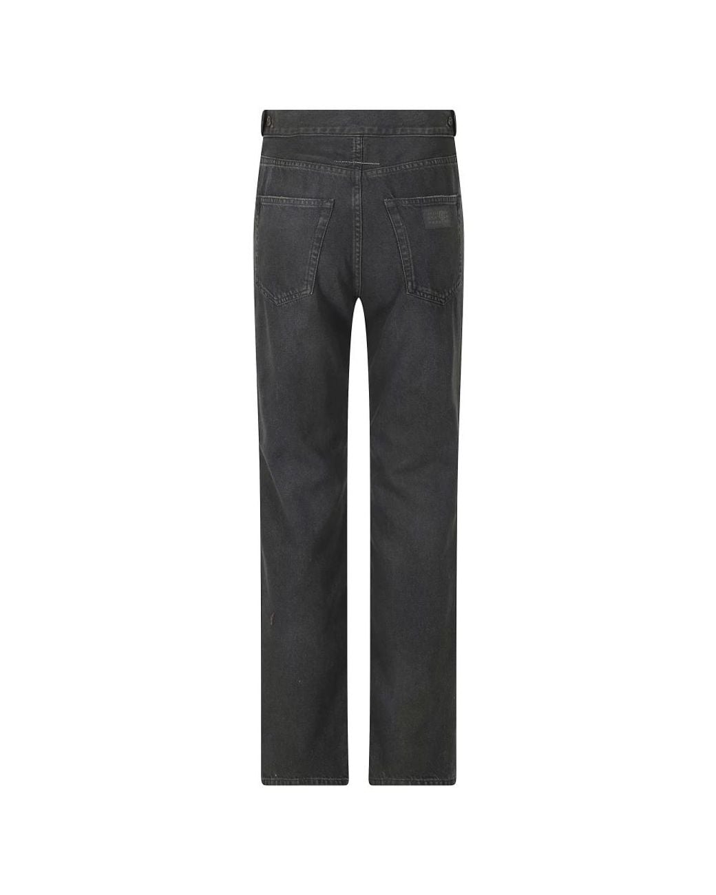 MM6 by Maison Margiela Gray Straight Fit Jeans