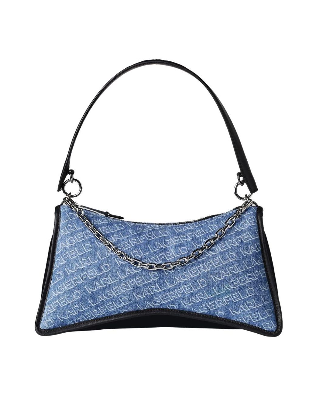 Karl Lagerfeld Blue Shoulder Bags