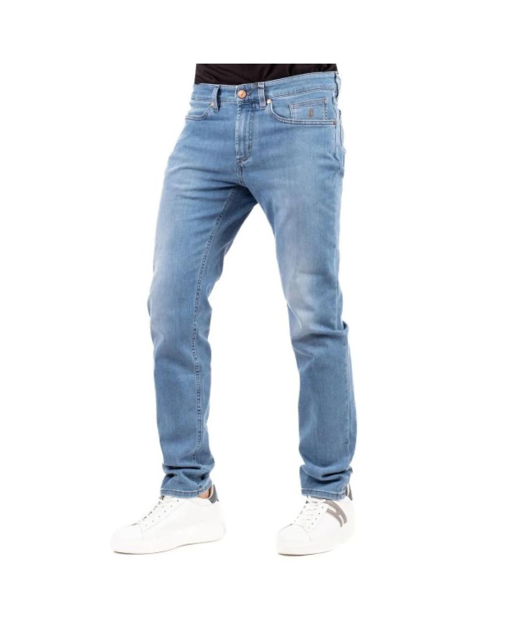 Jeckerson Blue Slim Fit Jeans for men