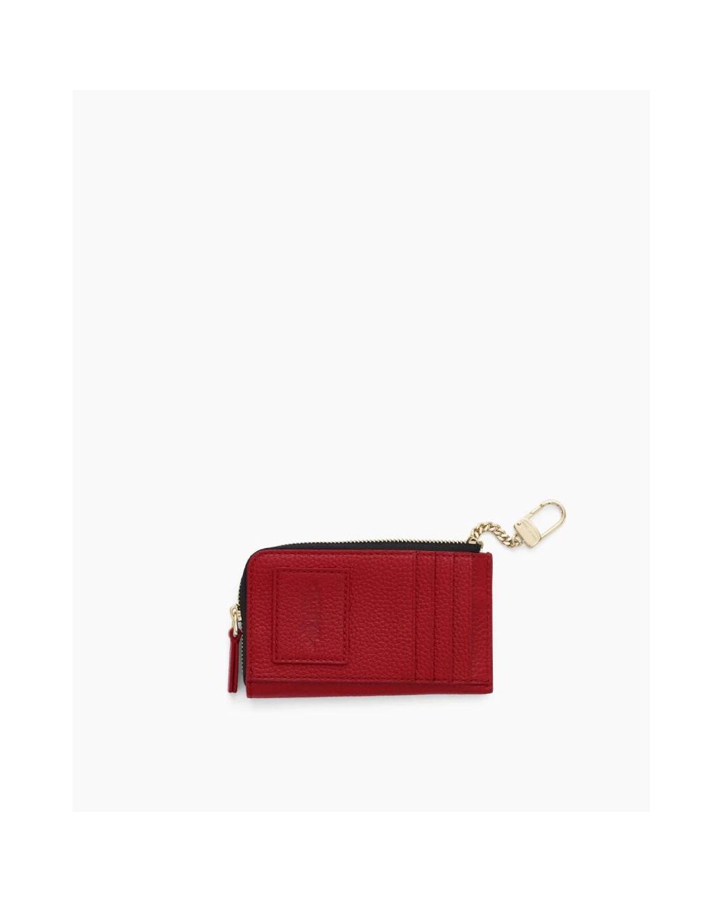 Marc Jacobs Red Die Top Zip Multi Wallet