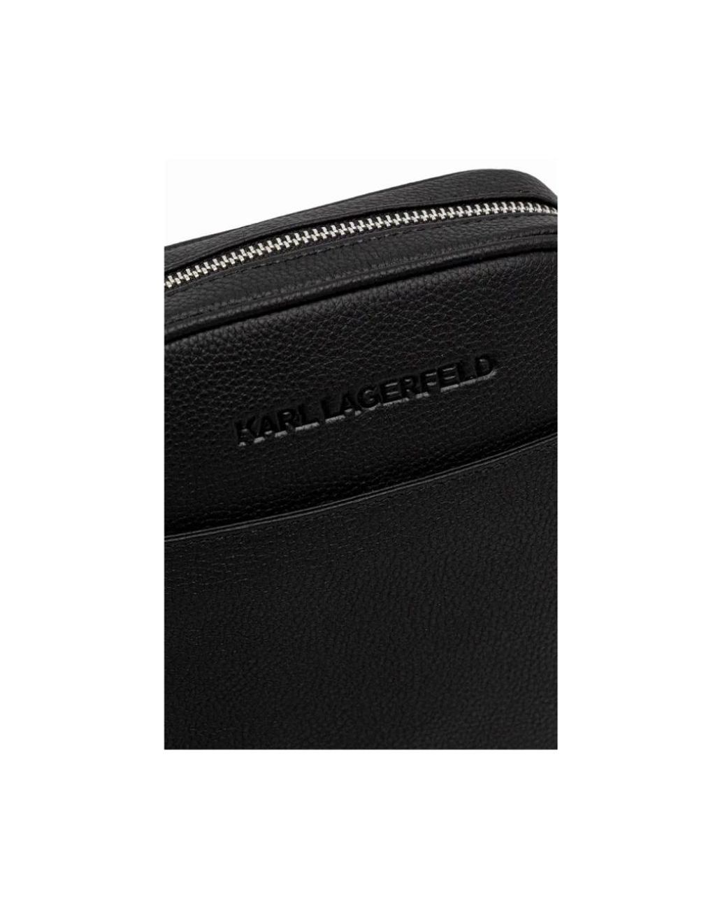 Karl Lagerfeld Black Cross Body Messenger for men