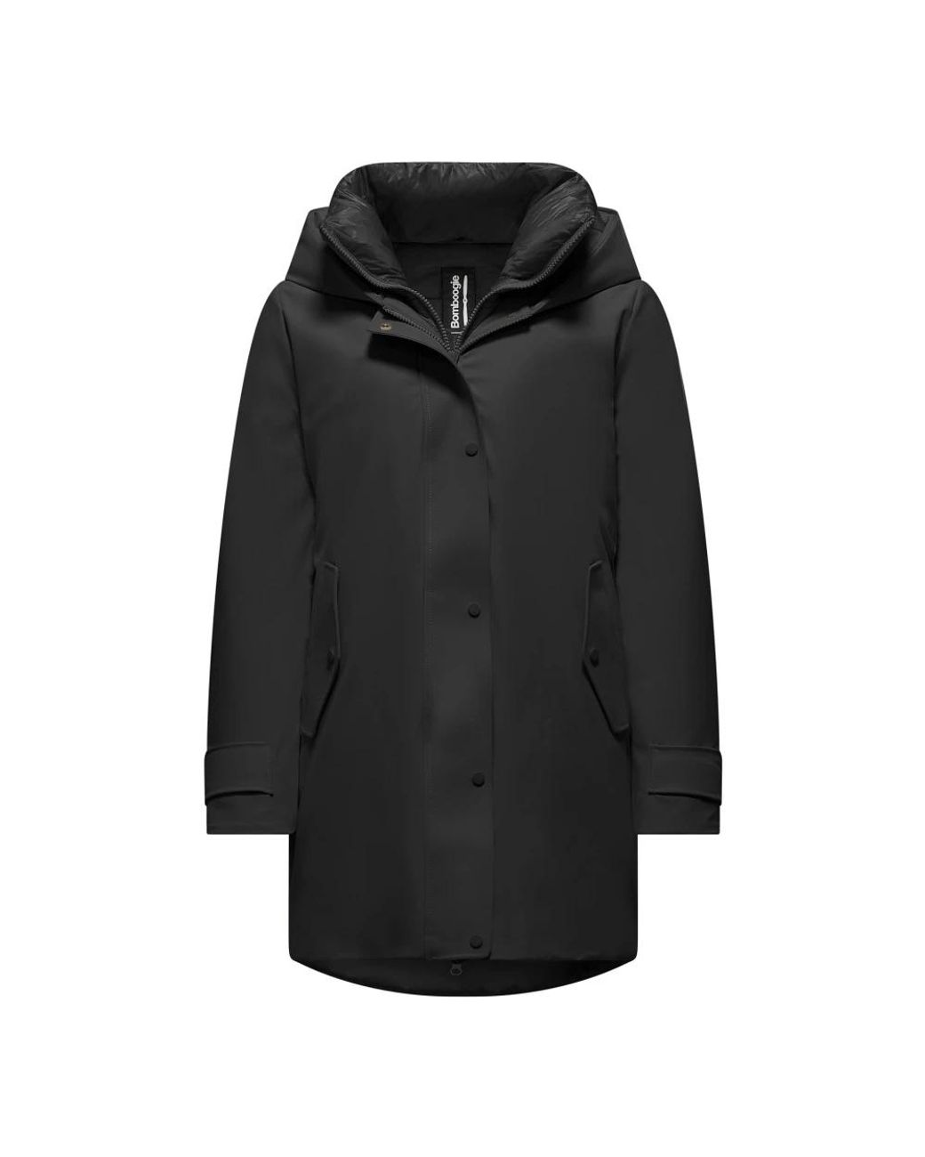 Bomboogie Stretch Nylon Primaloft Jas in het Black