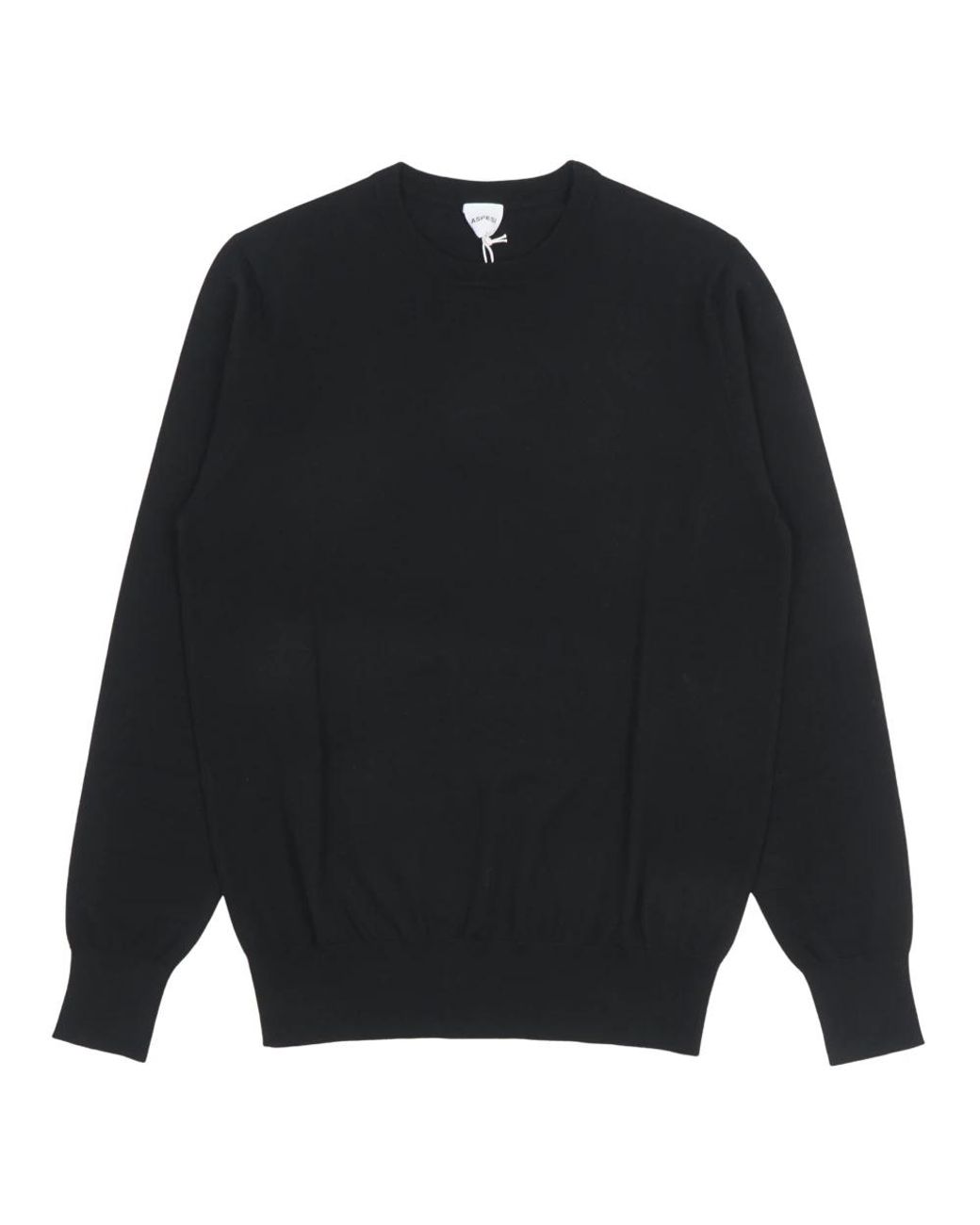 Aspesi Black Round-Neck Knitwear for men
