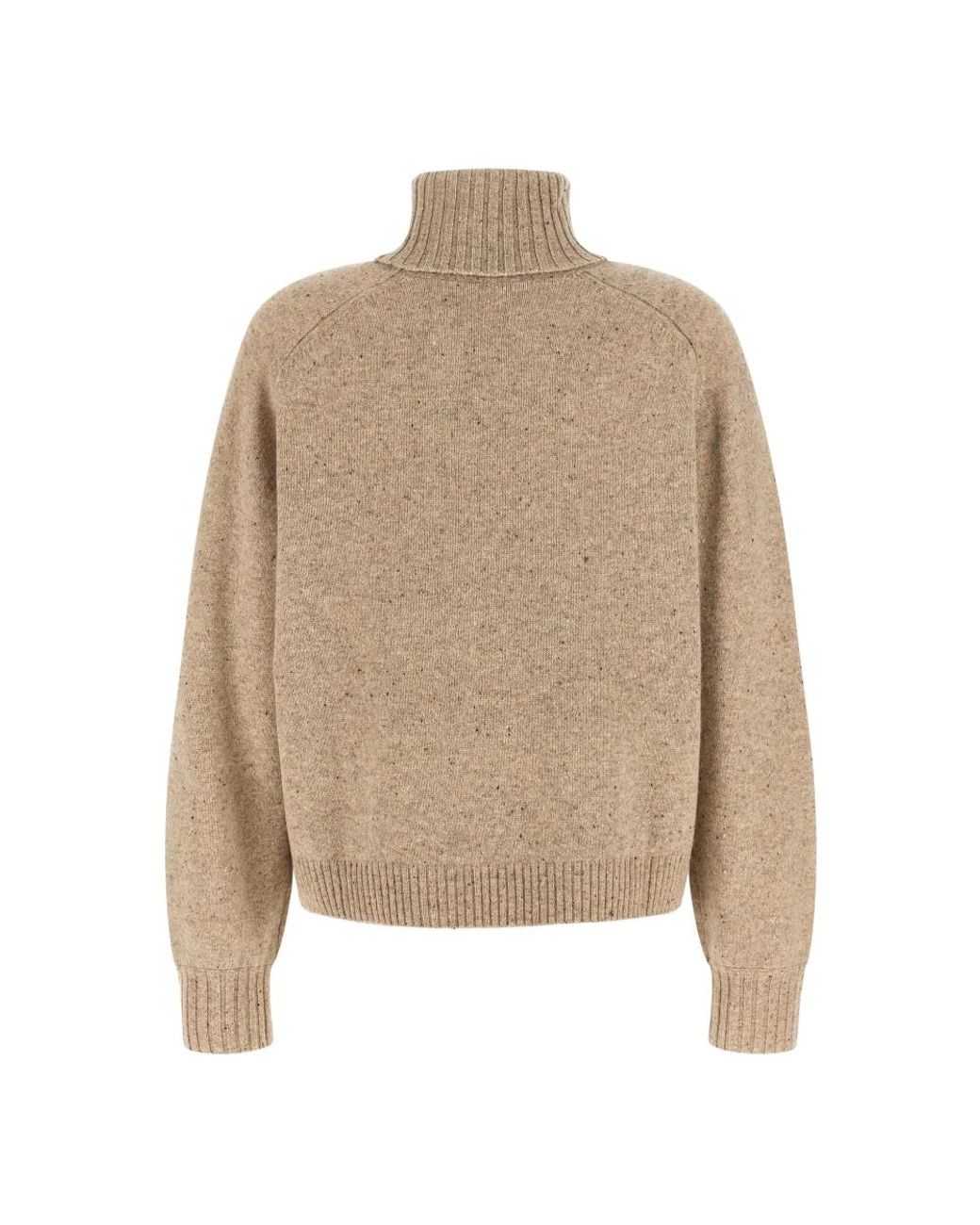 Ballantyne Natural Hochgeschlossener Pullover Mit Rauten-Intarsie