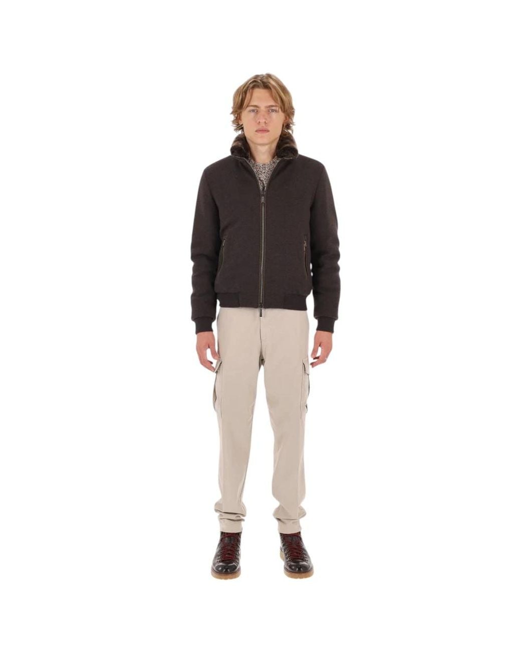 Bomber Jackets Moorer de hombre de color Black