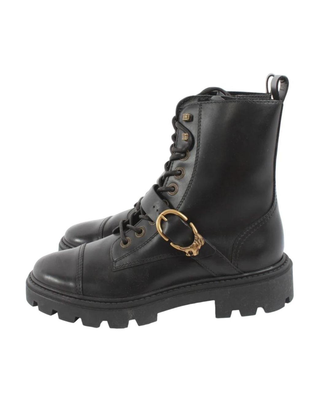 Tod's Black Lace-Up Boots