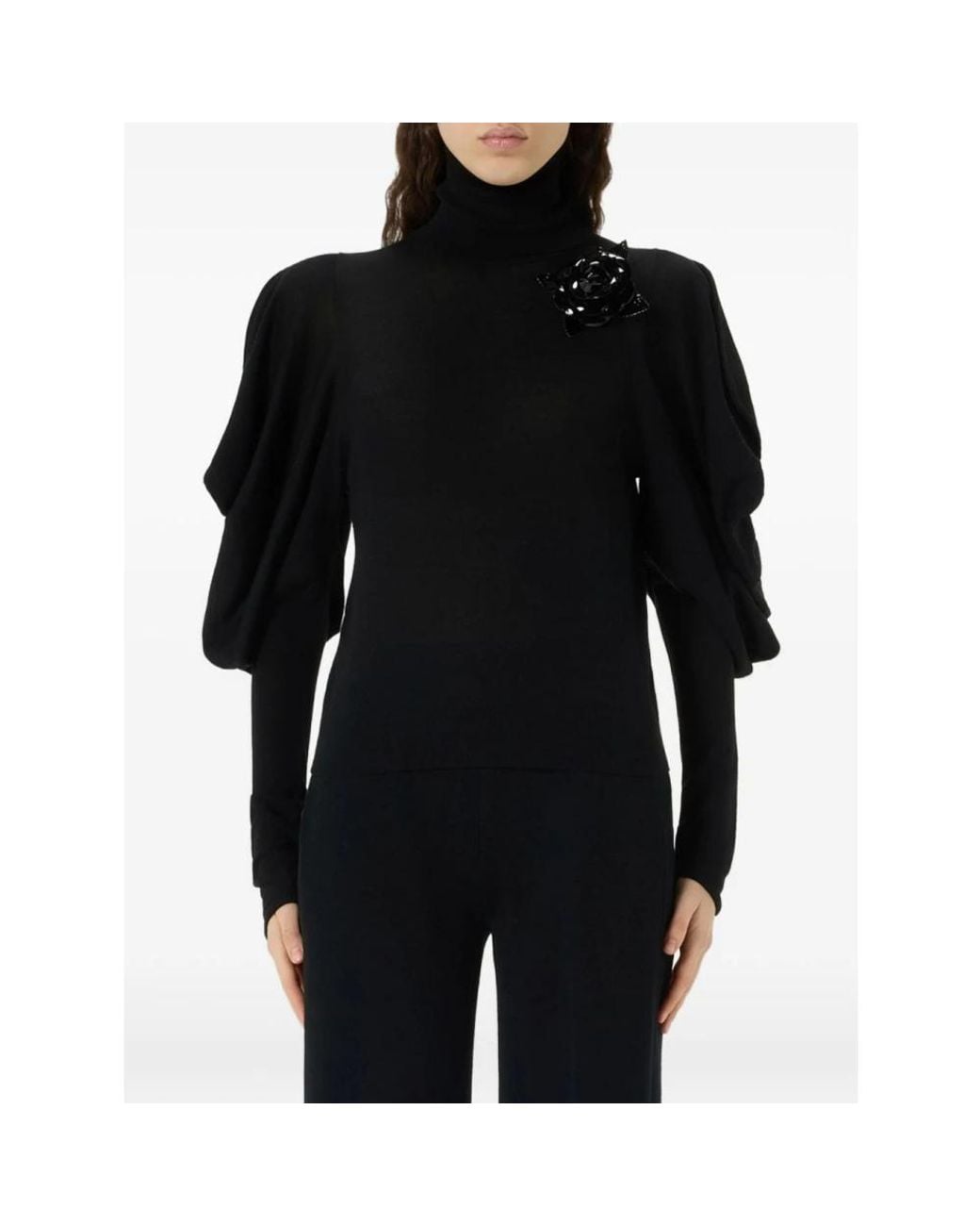 Blumarine Black Turtlenecks