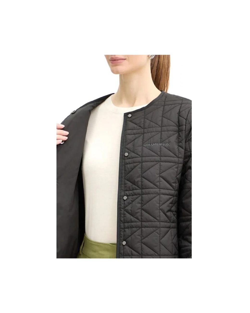 Light Jackets Karl Lagerfeld de color Black