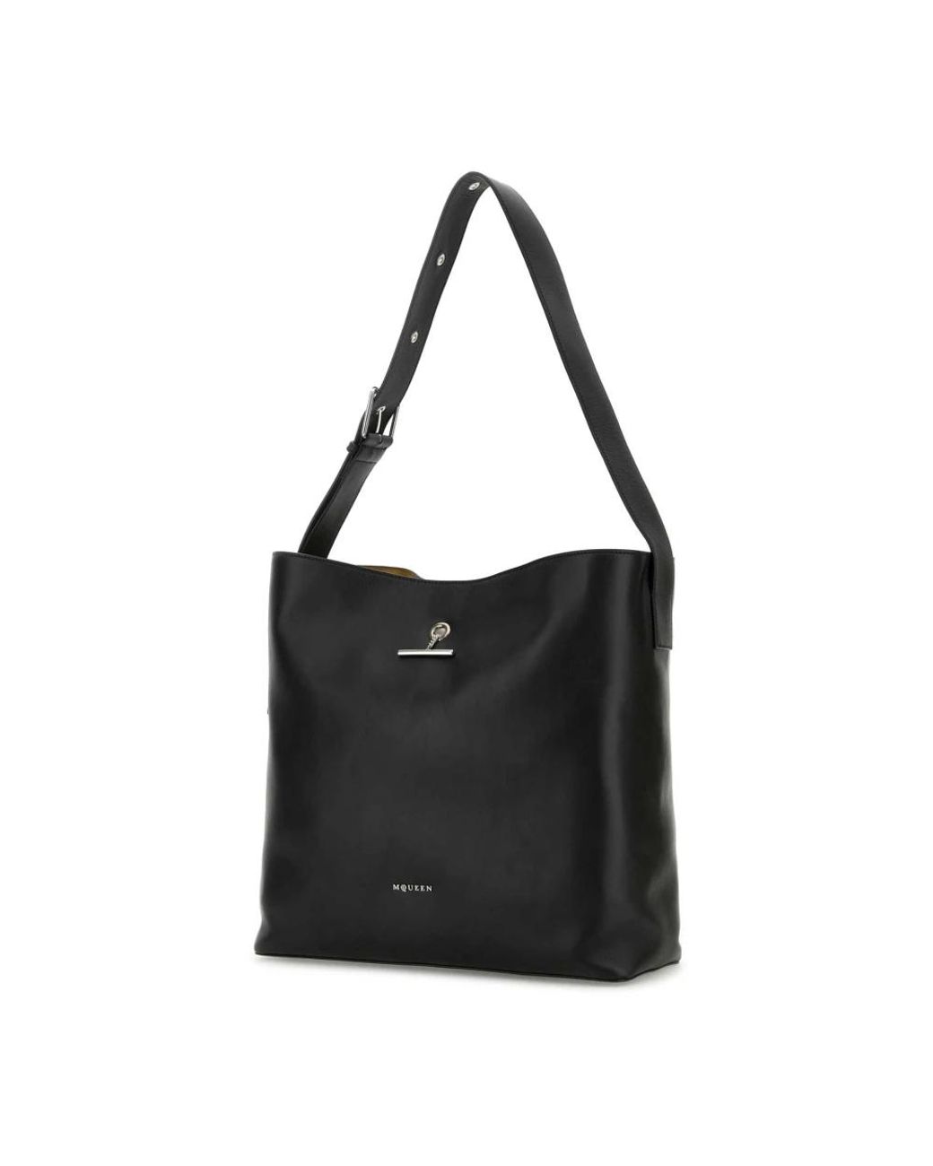 McQueen Black Shopping Bags for men