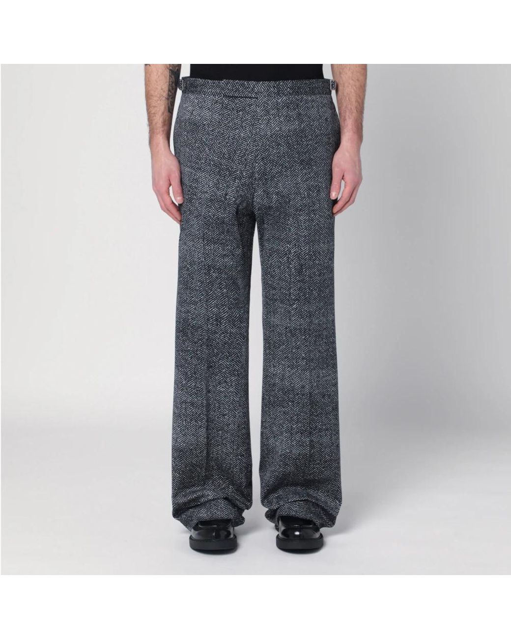 Wide Trousers Prada de hombre de color Gray