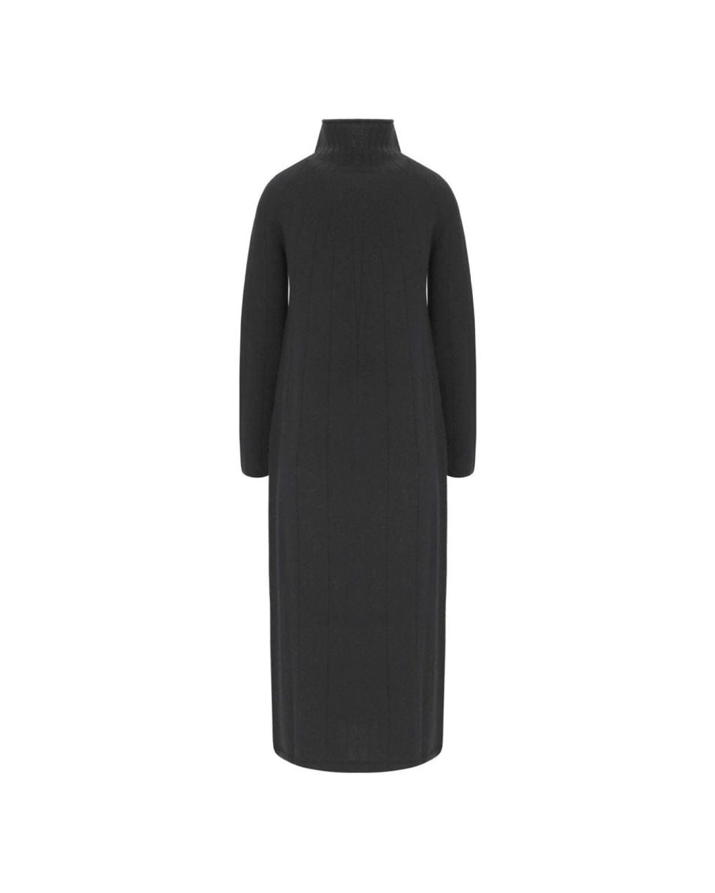 Max Mara Black Knitted Dresses
