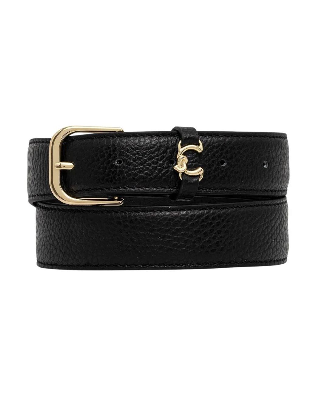 Coccinelle Metal Loop Riem in het Black