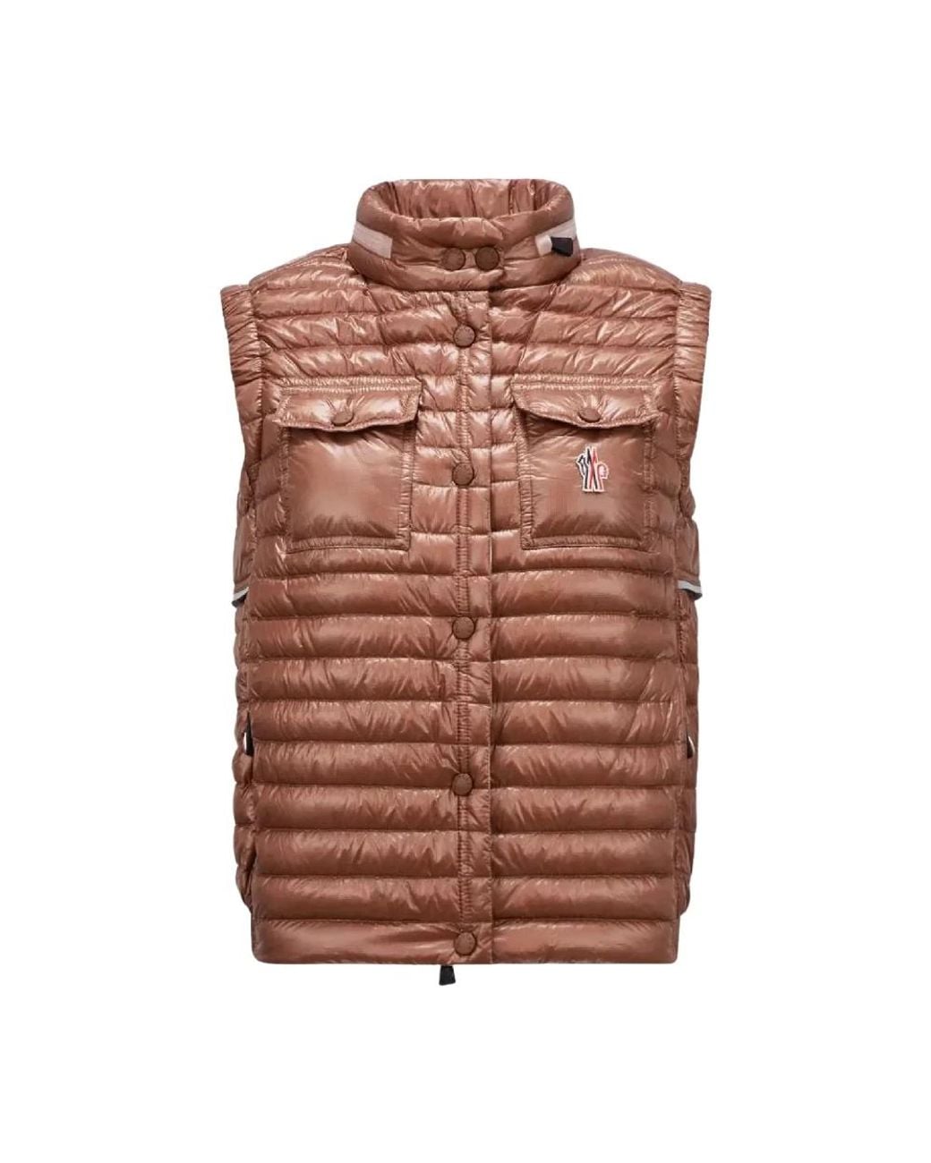 Moncler Brown Waistcoats