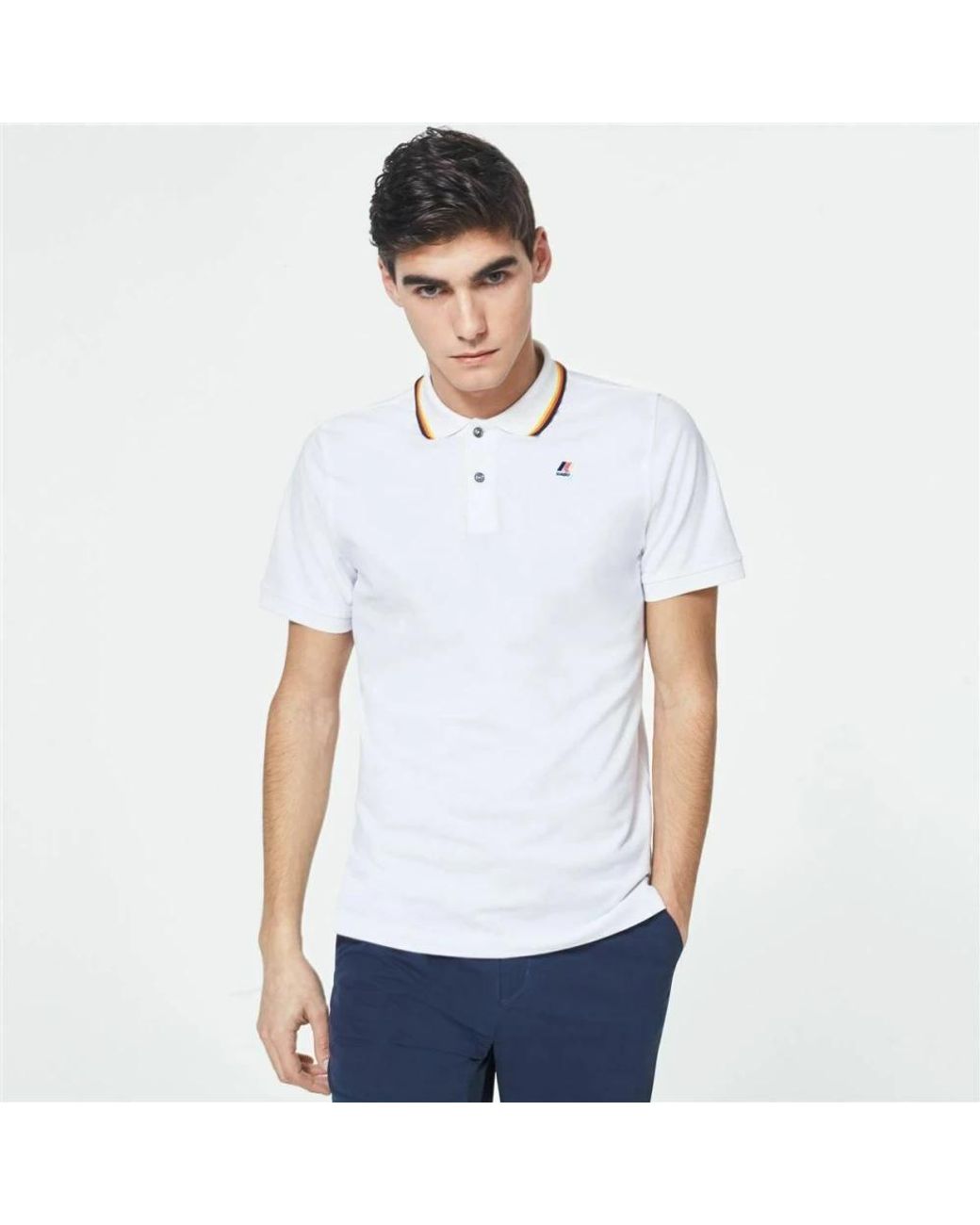 K-Way White Polo Shirts for men