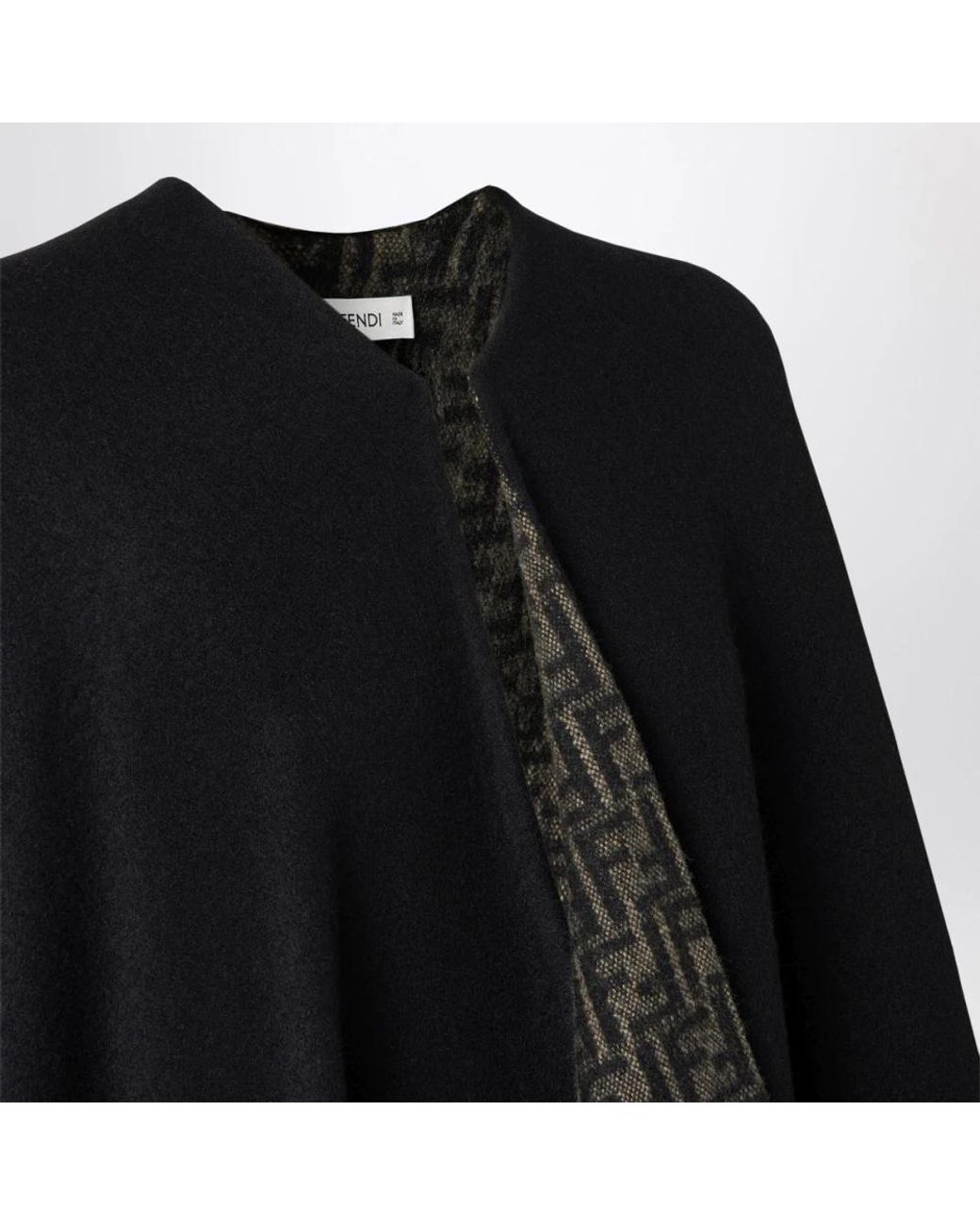 Fendi Black Ponchos