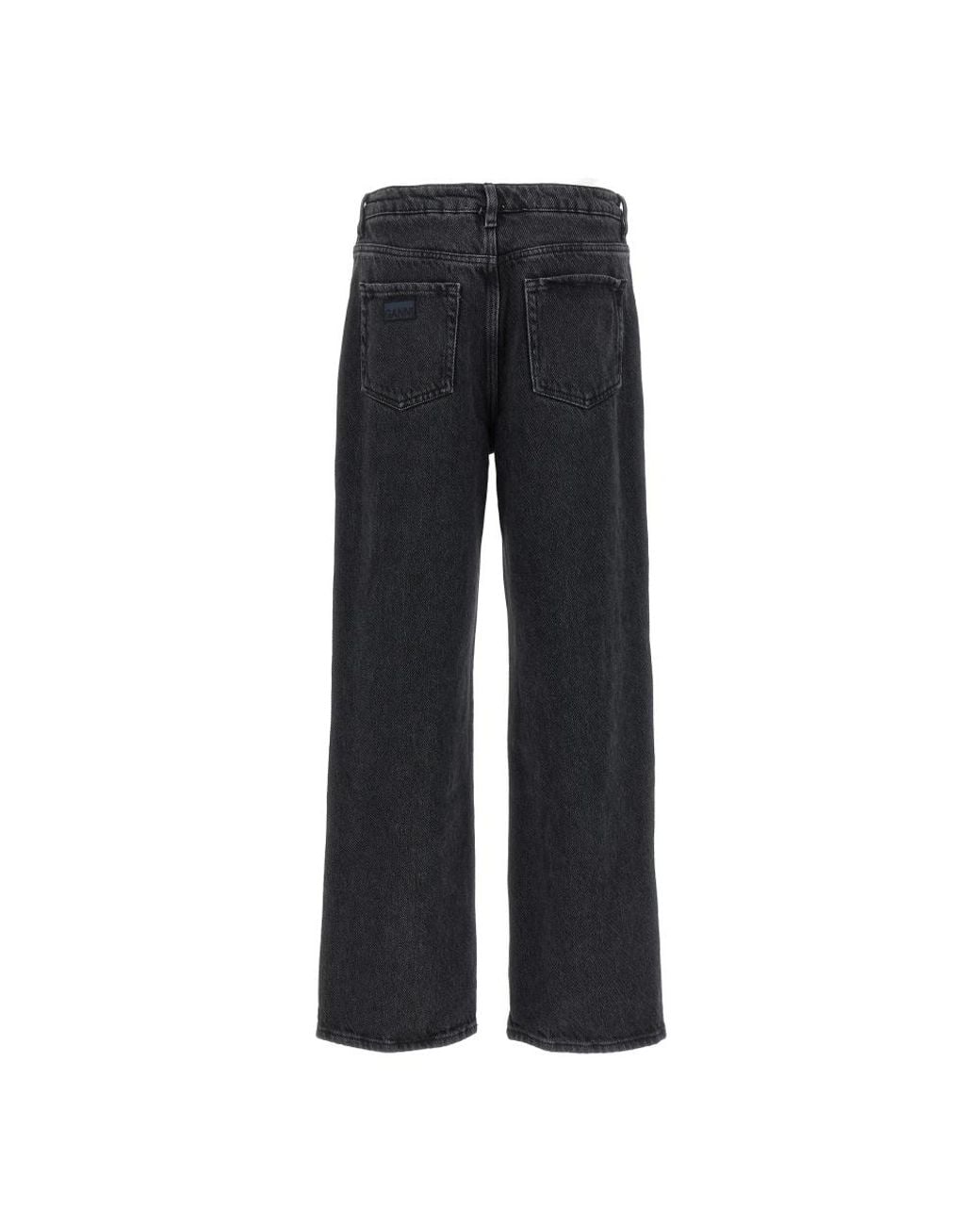 Ganni Blue Wide Jeans