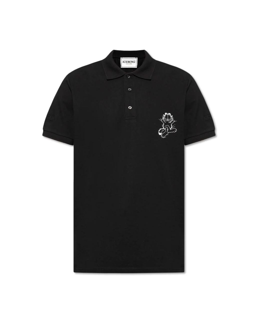 Iceberg Polo X Garfield in het Black voor heren