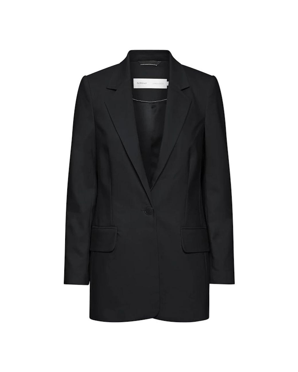 Inwear Jassen ,Zwart ,Lange Blazer Tailoring in het Black