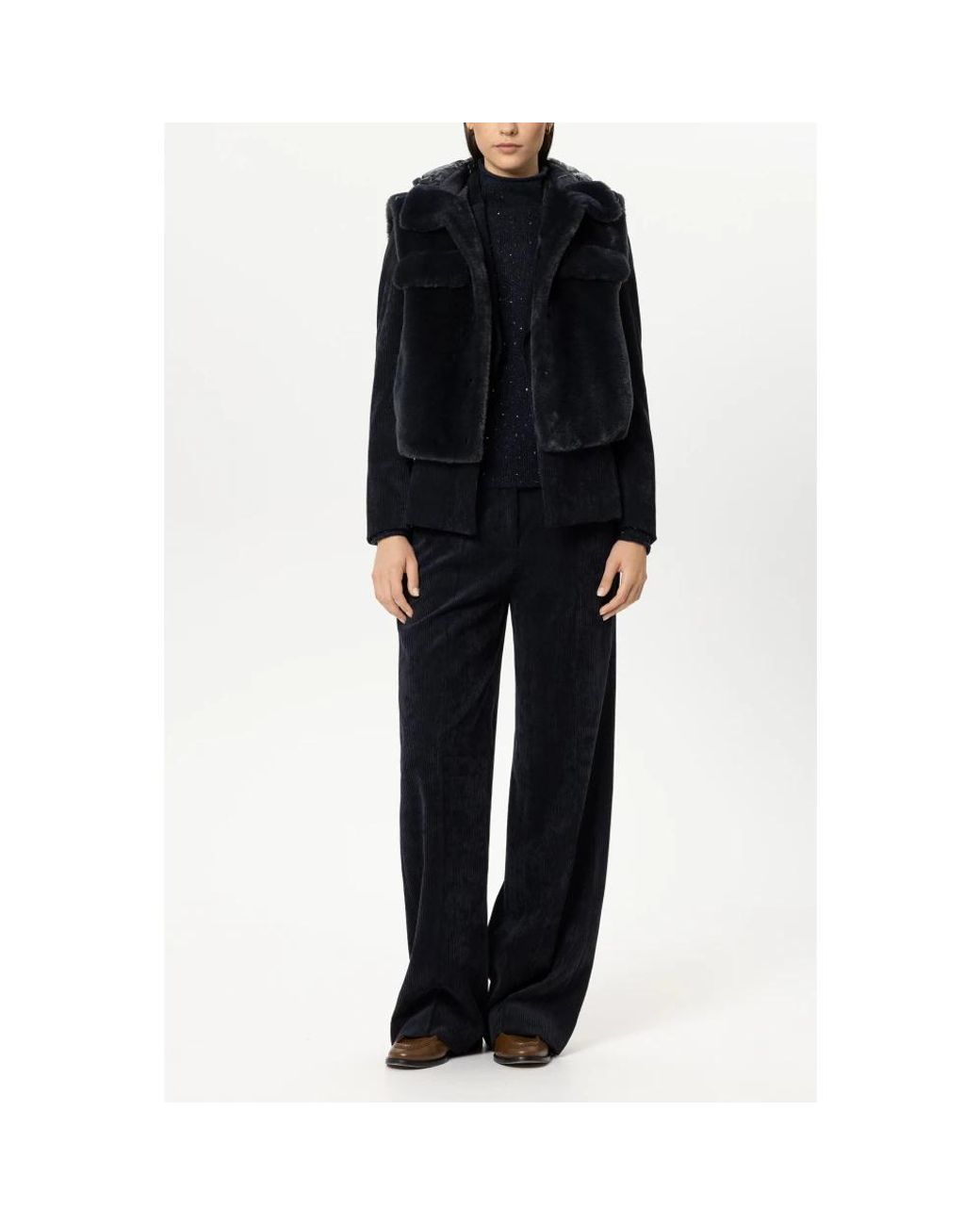 Vests Luisa Cerano de color Black